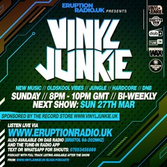 Episode 19 - Vinyl Junkie - Eruption Radio Podcast - 27th March 2022