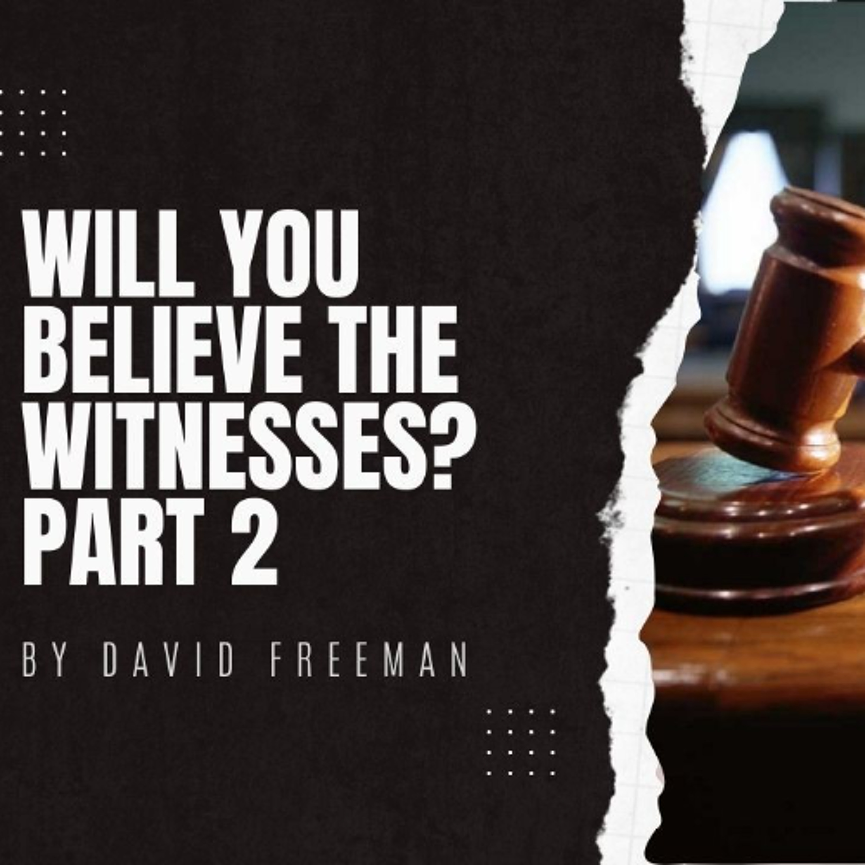 Is That Really In The Bible? 4-Will you believe the witnesses? [part 2] By David Freeman episode artwork
