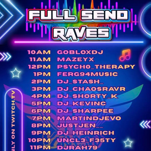 Stream Full Send Raves 02.01.26 by DJ_Chaosravr | Listen online for ...