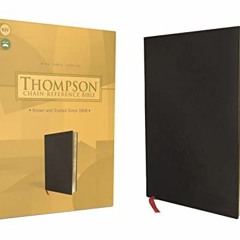 [View] KINDLE 💞 KJV, Thompson Chain-Reference Bible, Bonded Leather, Black, Red Lett