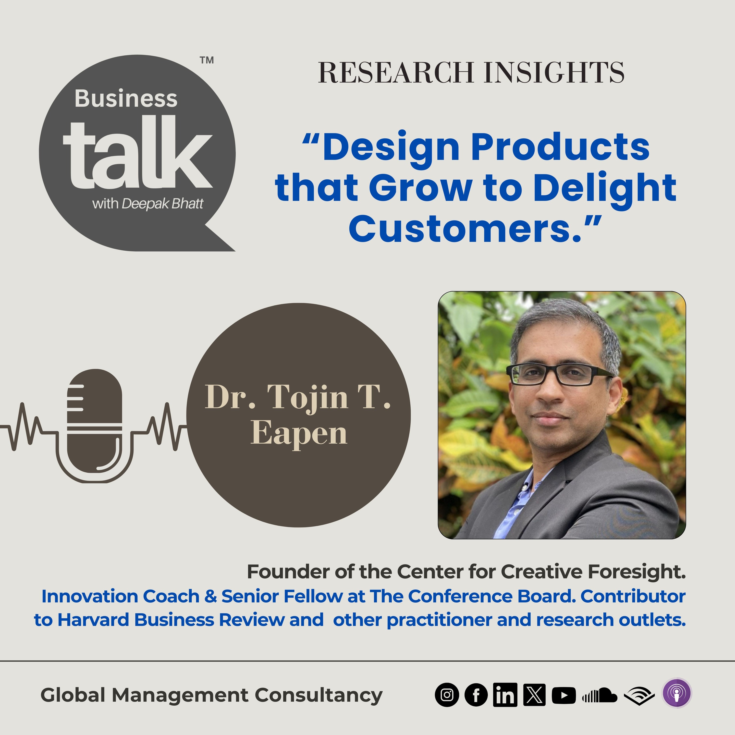 Designing Products That Grow: Insights from Dr. Tojin Thomas Eapen episode artwork