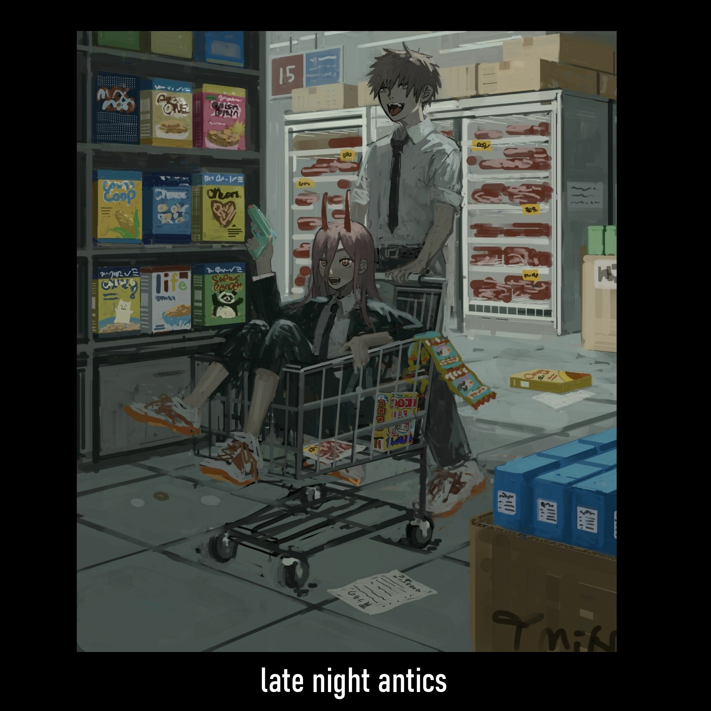late night antics w/ bedhead episode artwork