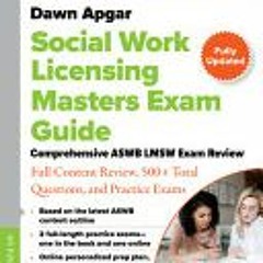 [Download PDF/Epub] Social Work Licensing Masters Exam Guide: Comprehensive ASWB LMSW Exam Review wi