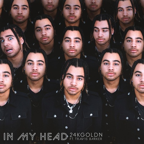 24kGoldn featuring Travis Barker — In My Head cover artwork