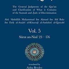[GET] EBOOK 📄 Tafsir al-Qurtubi Vol. 5: Juz' 5: Sūrat an-Nisā' 23 - 176 by  Abu 'abd
