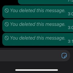 Deleted Message