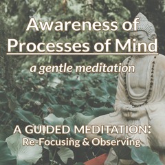 [10min] 🧠 Awareness of Processes of the Mind, Gentle Meditation (only vocals)