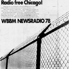 WBBM Newsradio 78 Announcement 1968