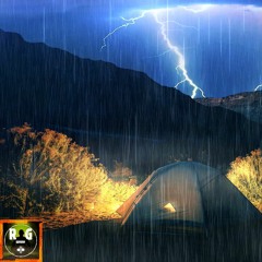 Thunderstorm Sounds with Rain On Tent and Heavy Thunder for Sleeping, Studying, Relaxing