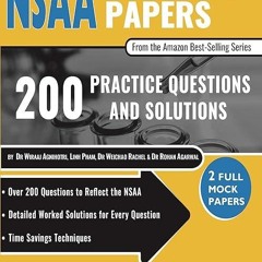 ⚡PDF⚡_  NSAA Practice Papers: 2 Full Mock Papers, 200 Questions in the style of