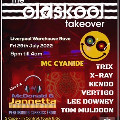 S - Cape, Kendo, Trix, X - Ray & MC Cyanide; OST Live Fri 29th July (North Shore)