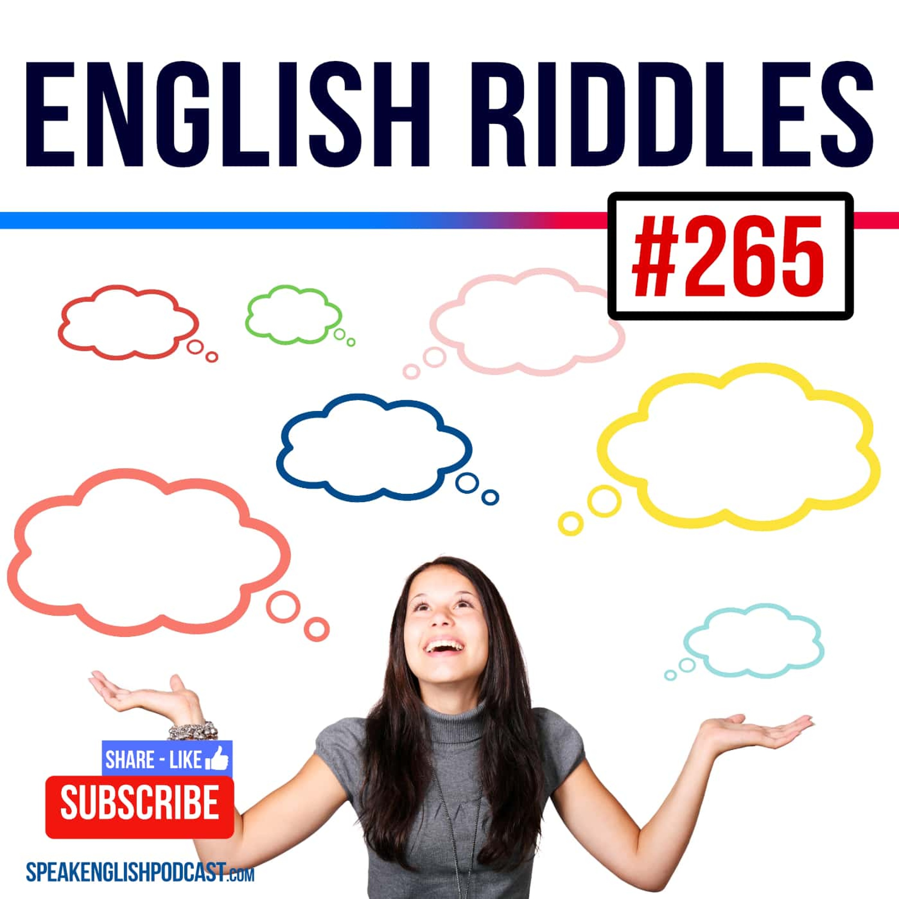 #265 English Riddles: Listen, Laugh, Learn. episode artwork