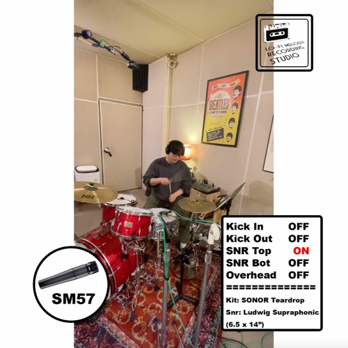 LOFAMEL Drum Loop - 02 - SM57 Snare Top-NO mute