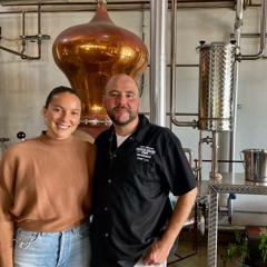 Pacific Coast Spirits Oceanside - Marketing manager Lucia Schaldenko and chef Louis Laterza