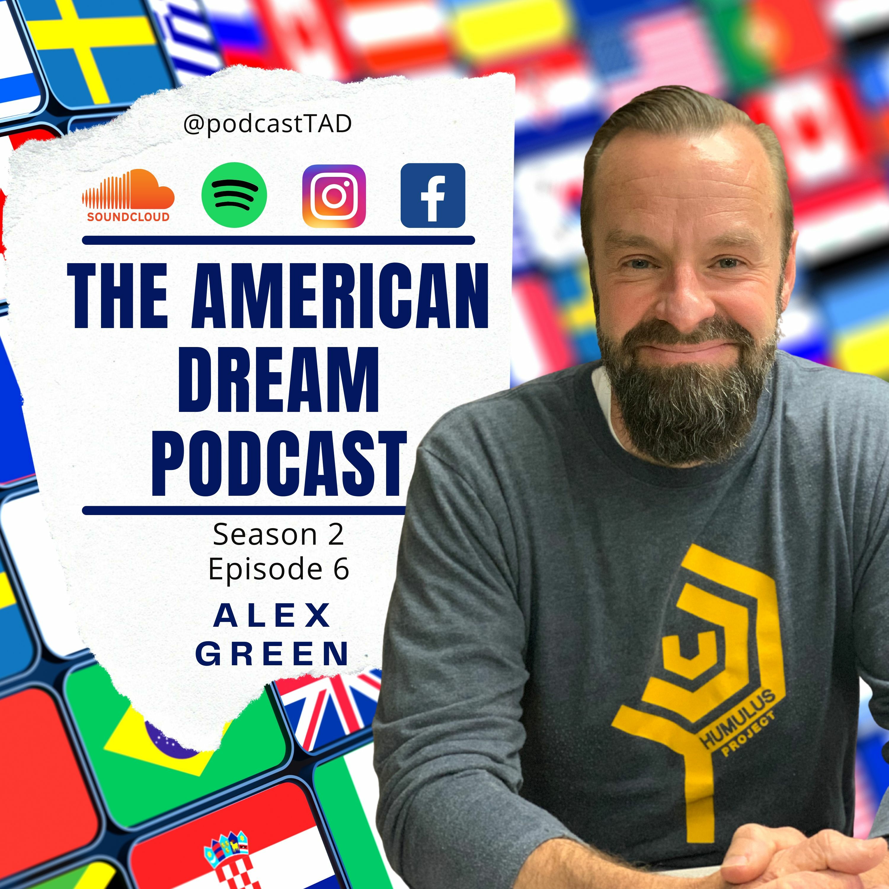 THE AMERICAN DREAM PODCAST - SEASON 2 - Alex Green. Zimbabwe episode artwork
