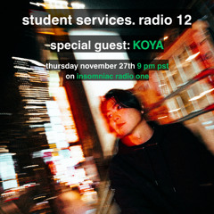 student services radio. episode #012 Koya Guest Mix