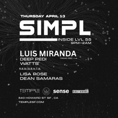 Deep Pedi - Direct Opening Set For Luis Miranda @Temple 04 - 13 - 23