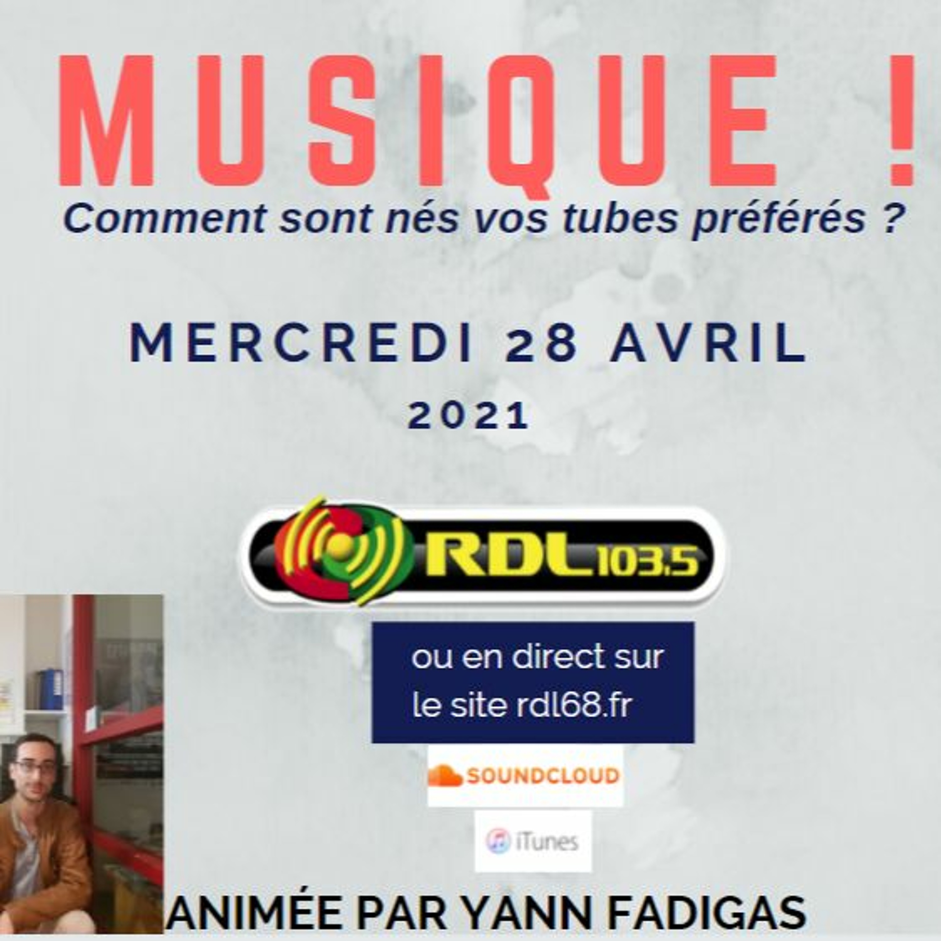 MUSIQUE ! 98 - 28 04 21 - Il en faut peu... / Logical song / Chagrin d'amour / It's my life episode artwork