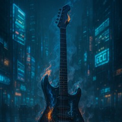 Guitar on Fire Techno infused Rockl
