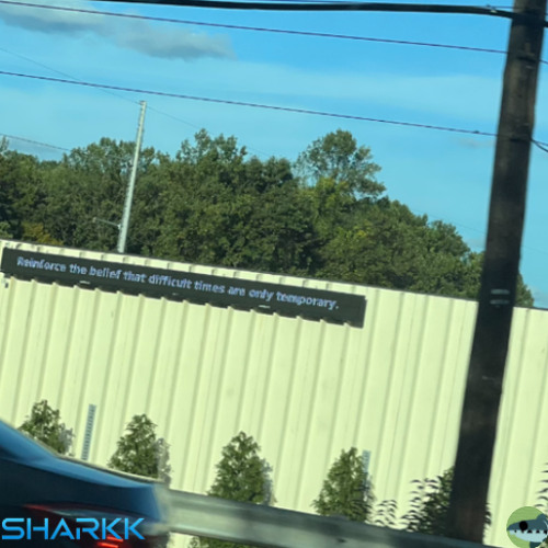 SHARKK - Don't Let Yesterday Take up Too Much Of Today