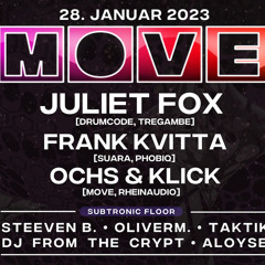 STEEVEN B. @ MOVE EVENT w/ JULIET FOX (DRUMCODE) / TANZHAUS FRANKFURT 012023