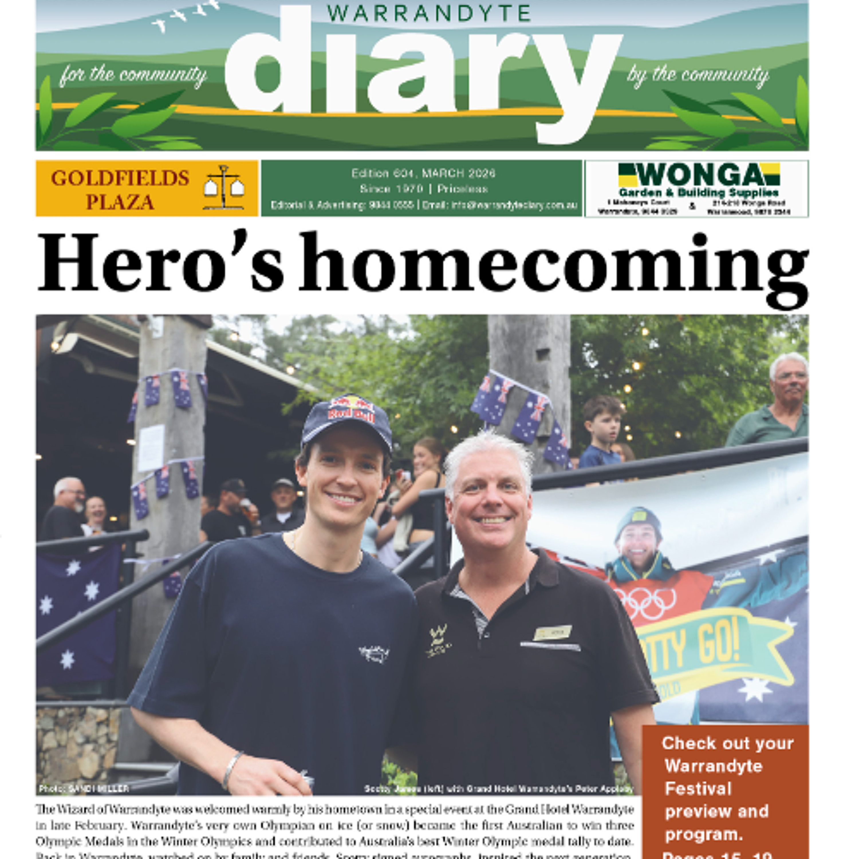 Reading of the Warrandyte Diary articles