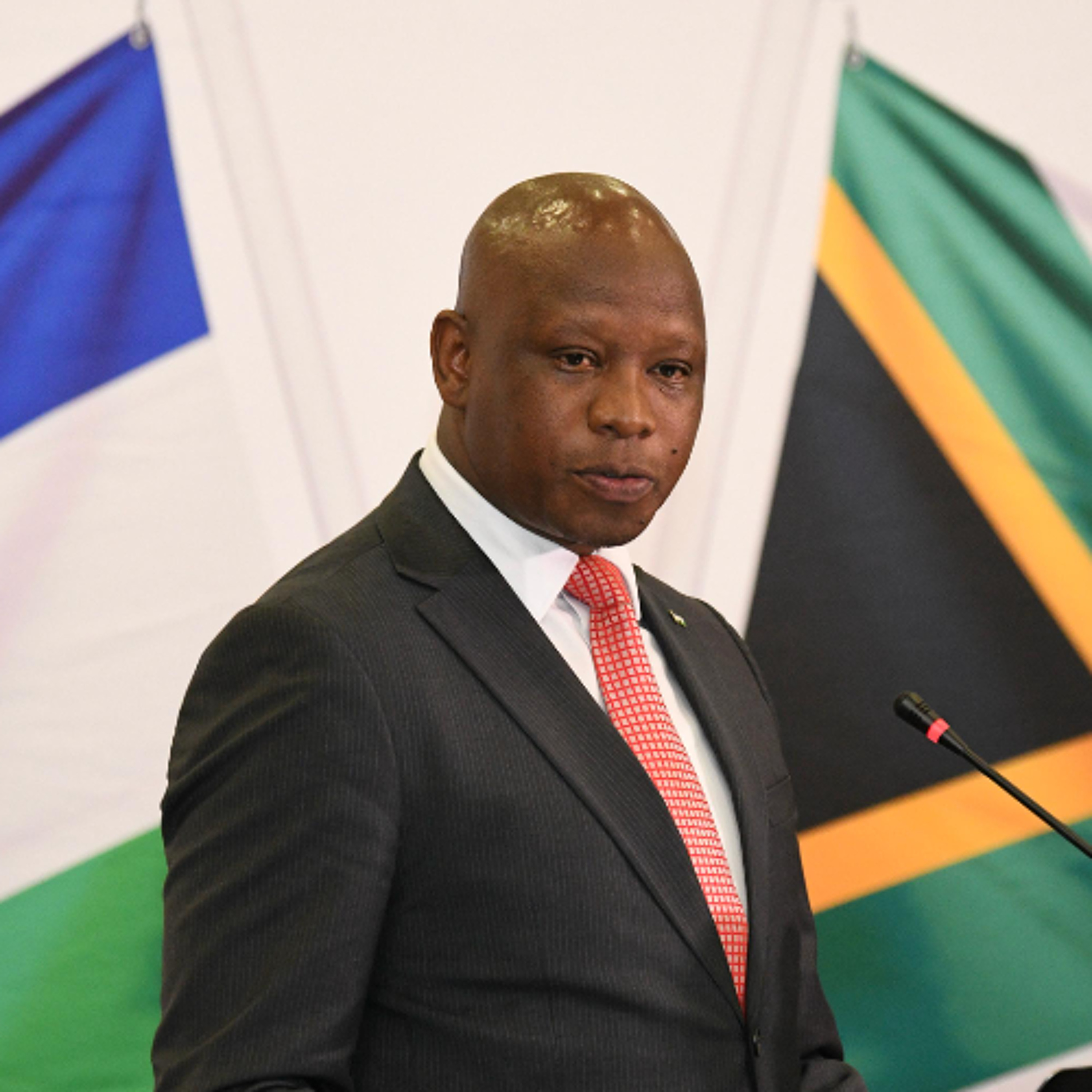 Lesotho's Foreign Affairs Minister Lejone Mpotjoane .