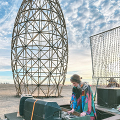SvB x Swannis Clubsandwich @ AfrikaBurn 2025 - someone else's spaceship, friday sunset