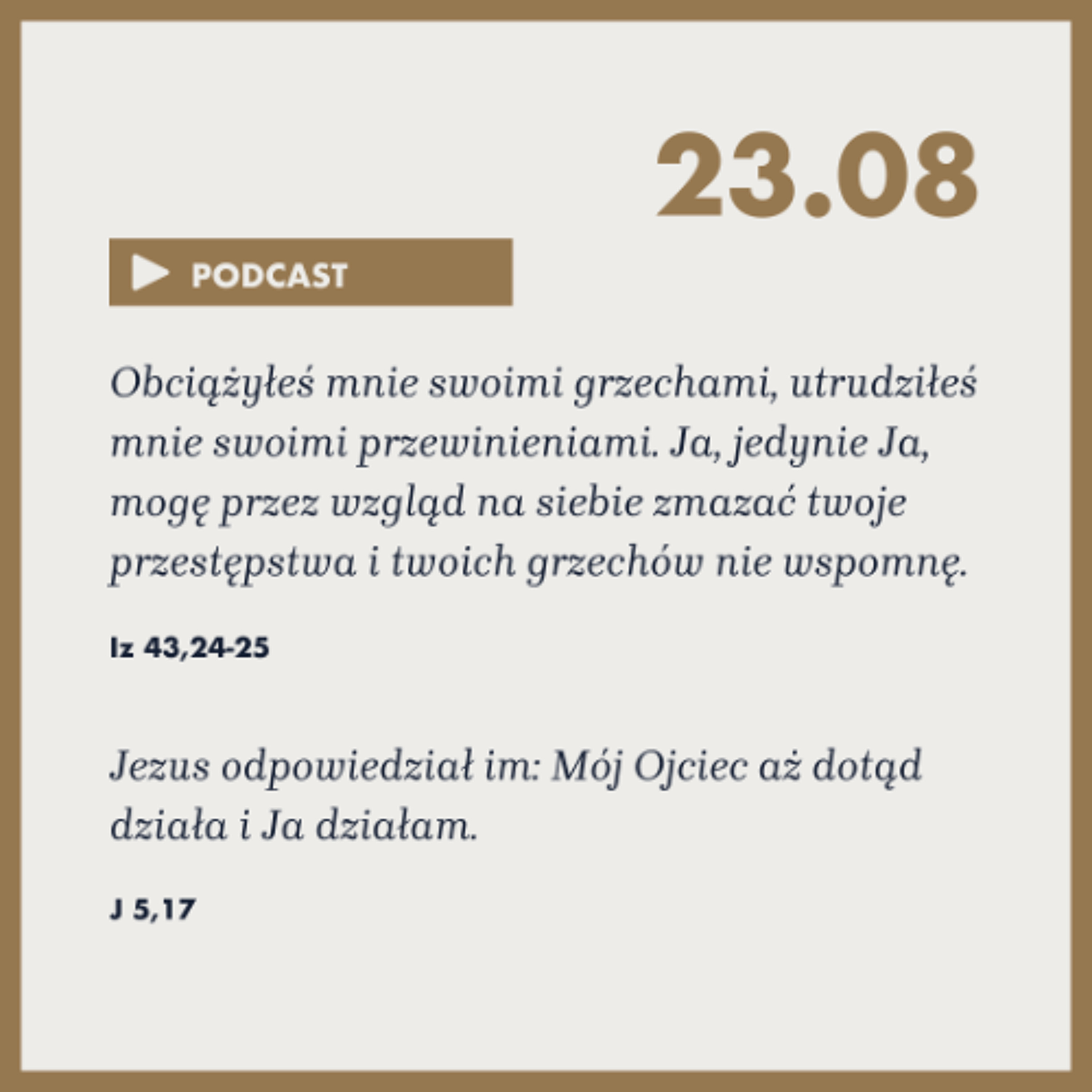 Poranek ze Słowem na 23 sierpnia 2025 episode artwork