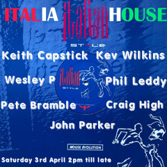 Italia House Saturday 3rd April