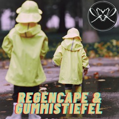 Regencape und Gummistiefel