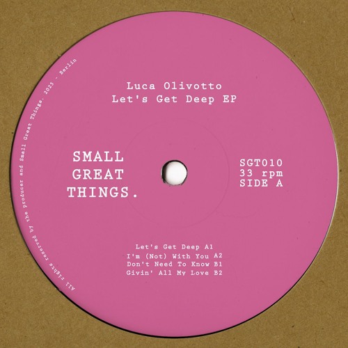 PREMIERE: Luca Olivotto - Let's Get Deep