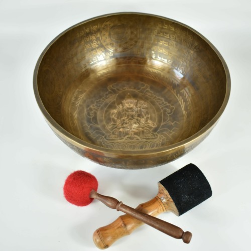 Klangschale Gravur Shiva - 5,6 Kg 40 Cm