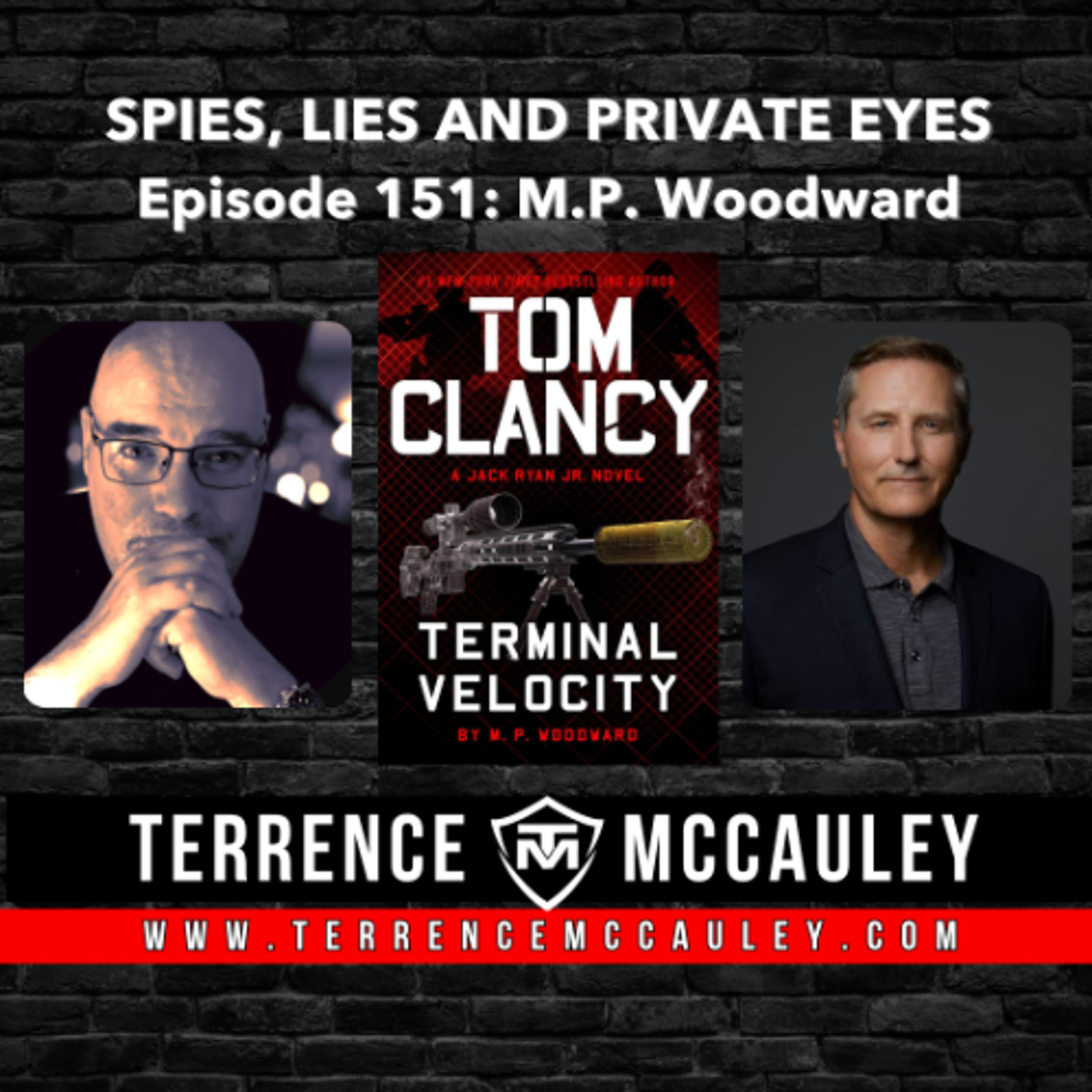 M.P. Woodward: TERMINAL VELOCITY, the newest Jack Ryan Jr. thriller episode artwork