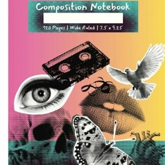 [READ] ⚡ Cool Unique Retro Composition Notebook: Retro Skull, Retro Butterfly, Back to School, Ret