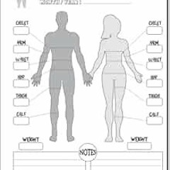 [READ] [PDF EBOOK EPUB KINDLE] Couple Body Measurement Chart: Body Measurement Tracker, Body Progres