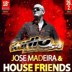 Jose Madeira b2b Rio Live @ House Friends, Studio 54 Prague 26-02-2022 !!! FREE DOWNLOAD !!!