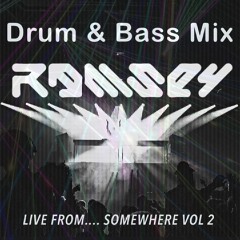 Drum And Bass Mix  ( Jump up, Jungle, DnB )- Live From Somewhere V2