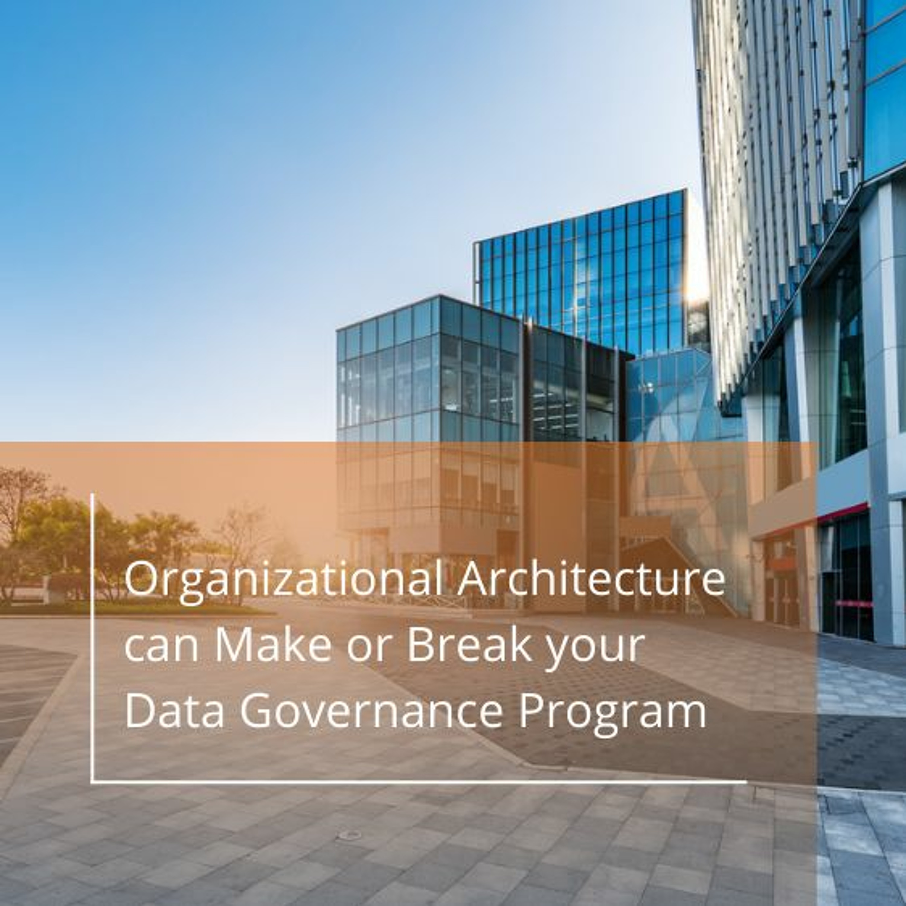 cover of episode Organizational Architecture Can Make Or Break Your Data Governance Program - Audio Blog