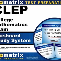 Download PDF CLEP College Mathematics Exam Flashcard Study System CLEP Test Practice Questions & Rev