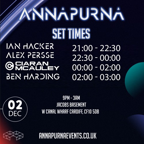 Ciaran McAuley - Live at Annapurna 2 Dec 2022