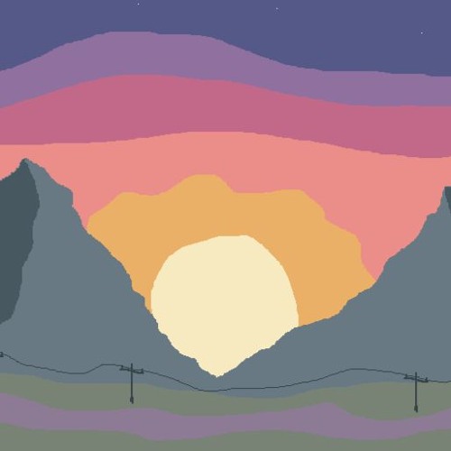 Last Seconds of a Sunset
