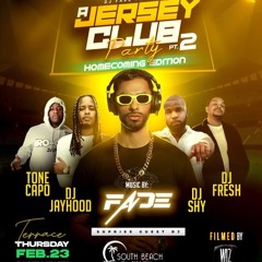 DJ TONE CAPO SET AT " A JERSEY CLUB PARTY " PT.2 HOME COMING EDITION