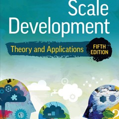 ⭐[PDF]⚡ Scale Development: Theory and Applications (Applied Social Res