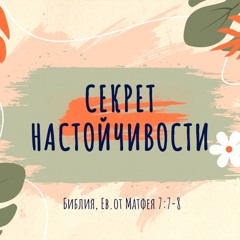 Секрет настойчивости