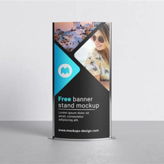 Drauen Stehen Mockup Free Kostenlos Downloaden