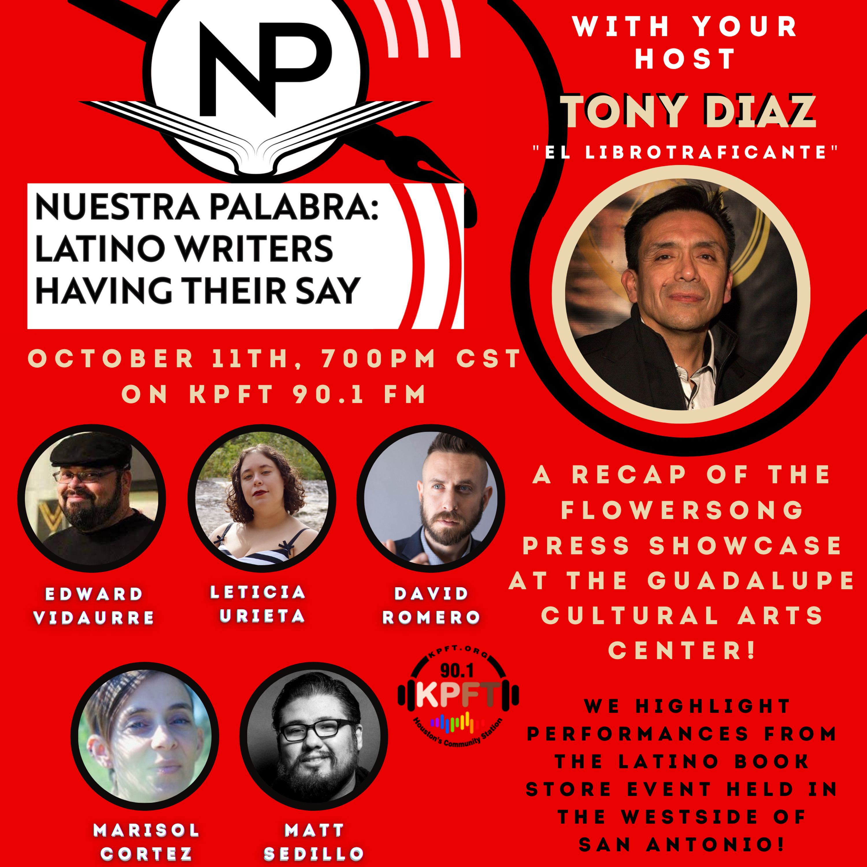 Nuestra Palabra: Latino Writers Have Their Say w/ Tony Diaz