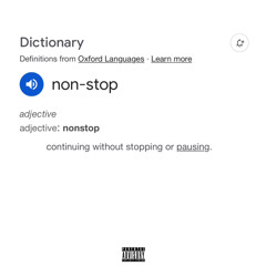 Non-Stop (Prod.by Skazo X Ci6kys)