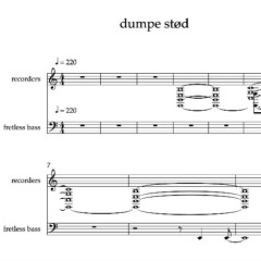 dumpe stød