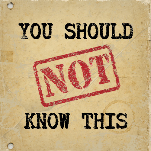 FOO FOO - You Should Not Know This